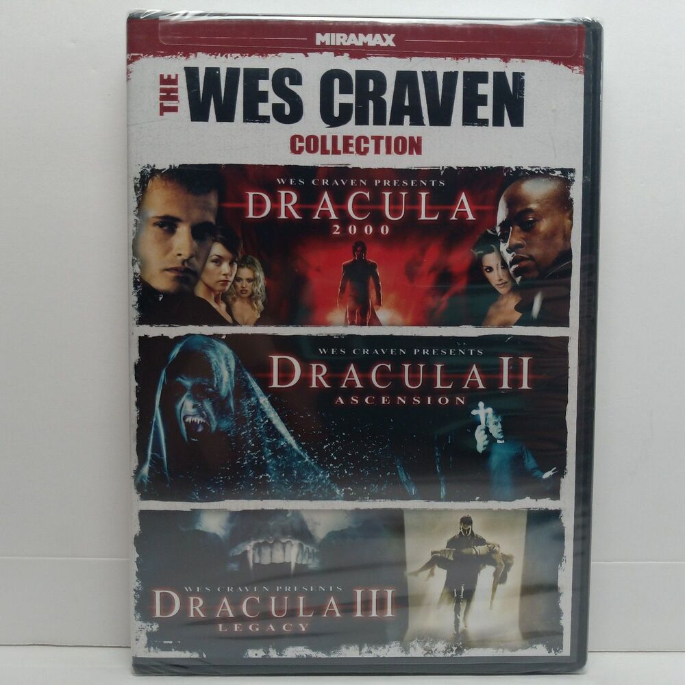 The Wes Craven Collection Dracula Trilogy 2000 Ascension Legacy DVD Vampires